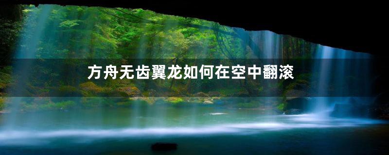 方舟无齿翼龙如何在空中翻滚