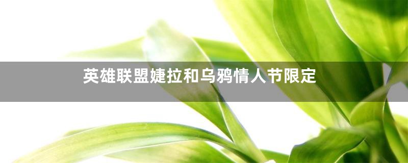 英雄联盟婕拉和乌鸦情人节限定