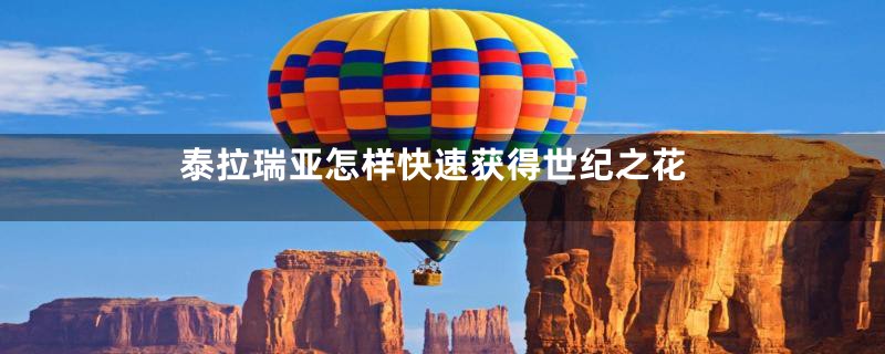 泰拉瑞亚怎样快速获得世纪之花